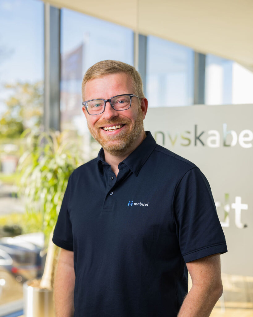 Portrætfoto af Thomas Hupfeldt, medarbejder hos Mobitel