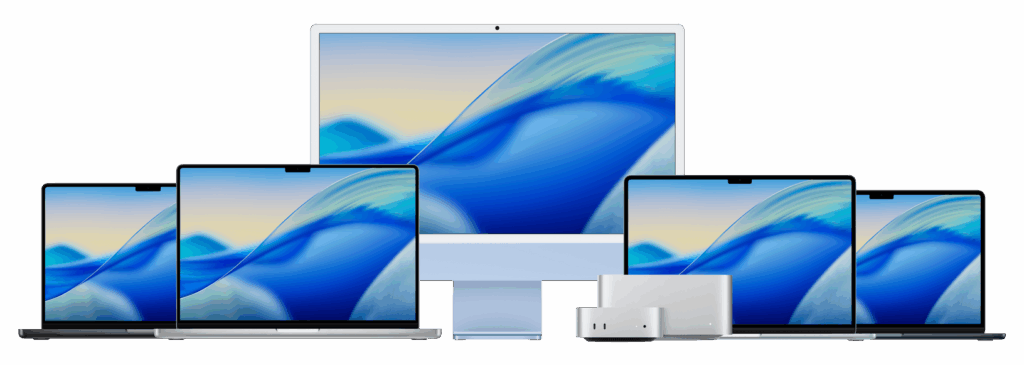 Multi Product Mac Family Screen